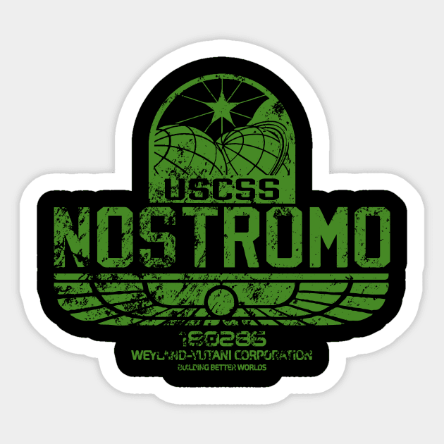 USCSS Nostromo Sticker by valsymot